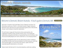 Tablet Screenshot of denmarkwesternaustralia.com